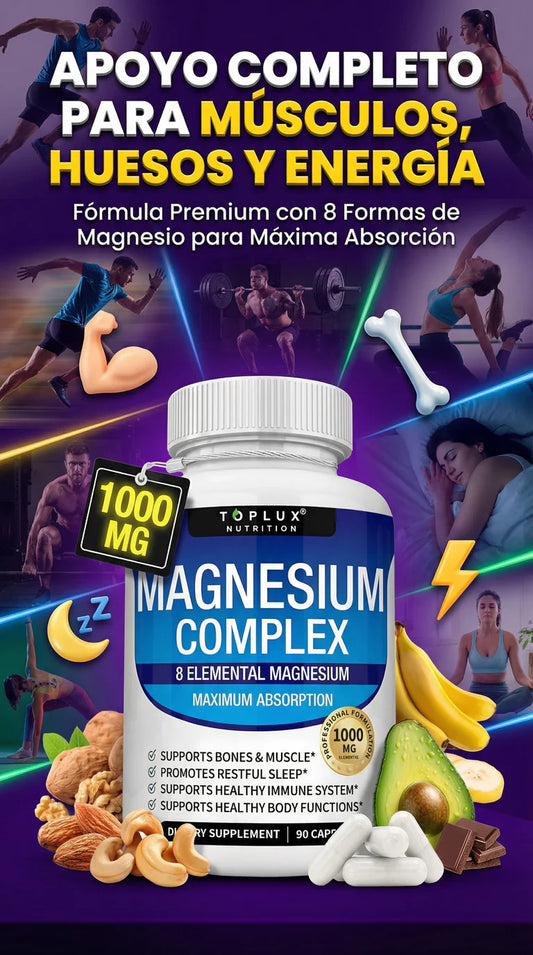 TOPLUX® NUTRITION - MAGNESIUM COMPLEX 8 en 1